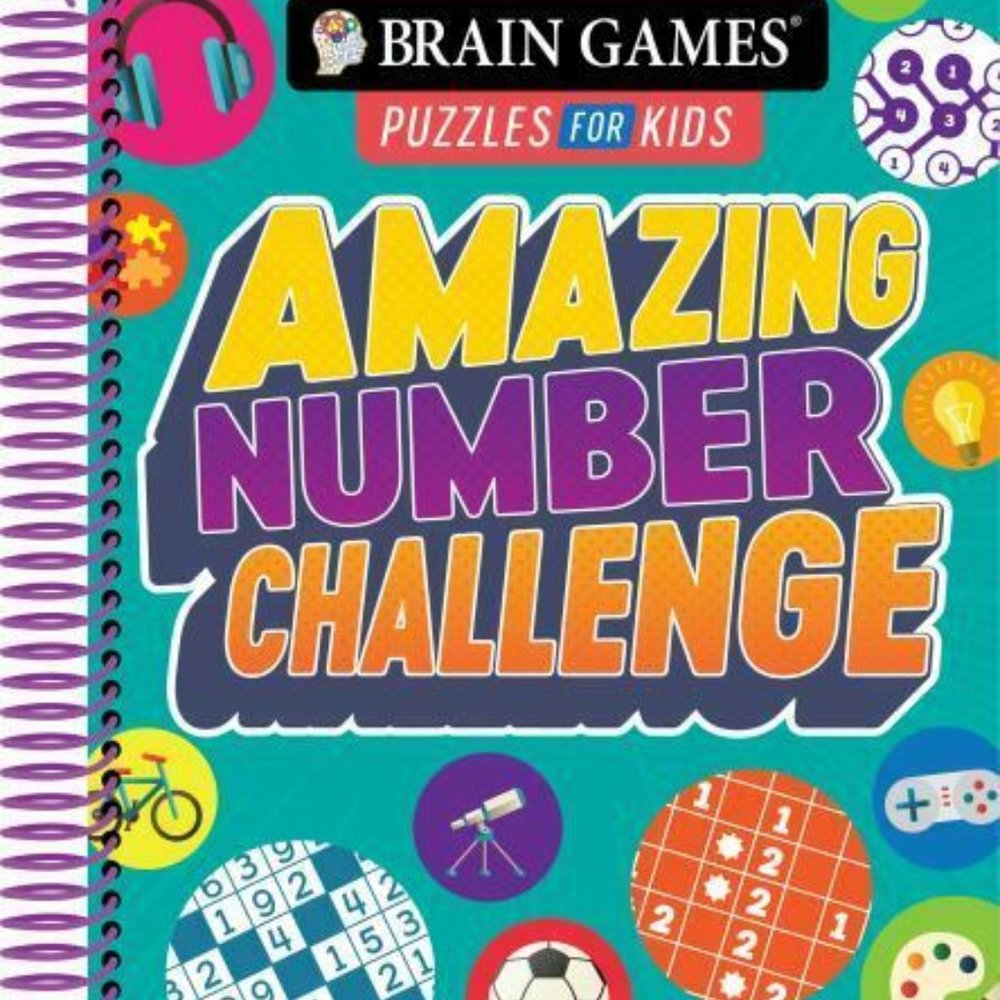 Brain Games Amazing Number Challenge: Puzzles For Kids